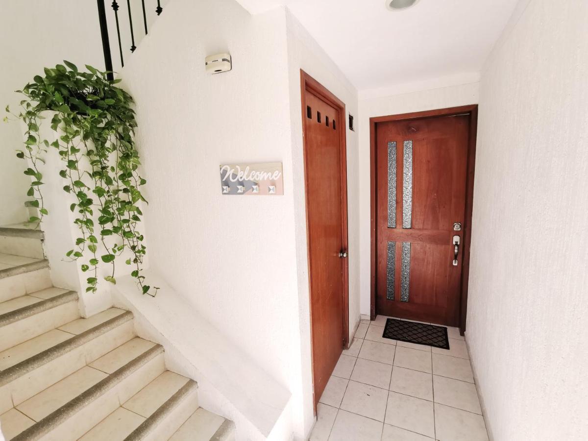 Beautiful & Cozy Near Beach Apartment Pool & Kingsize Bed Cancún Exteriör bild