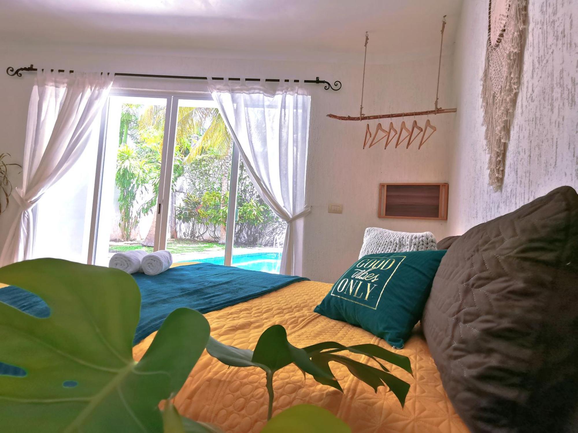Beautiful & Cozy Near Beach Apartment Pool & Kingsize Bed Cancún Rum bild